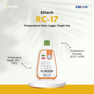 Elitech RC-17 Temperature Data Logger Single Use