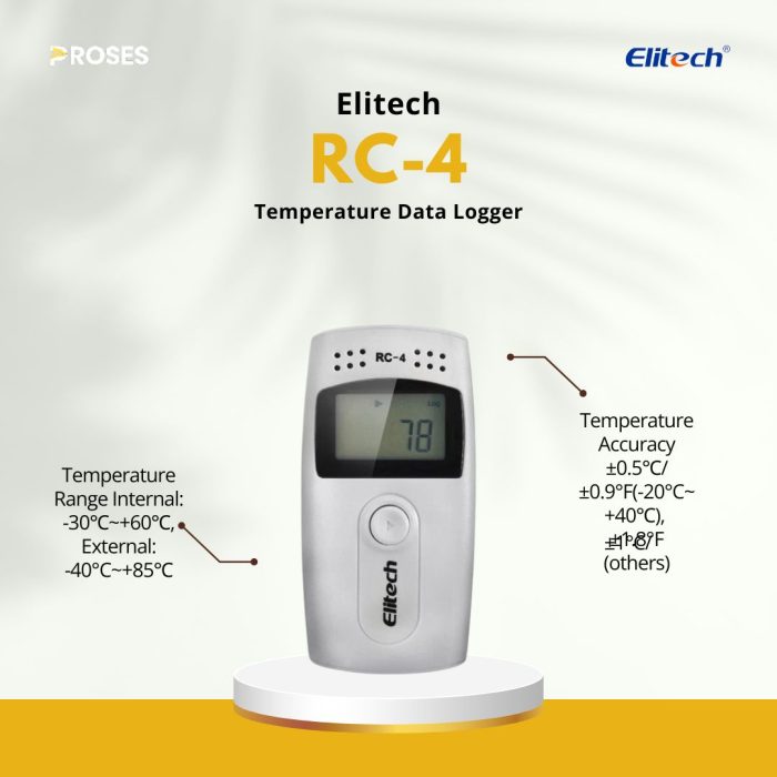 Elitech RC-4 USB Temperature Data Logger Elitech RC-4 USB Temperature Data Logger