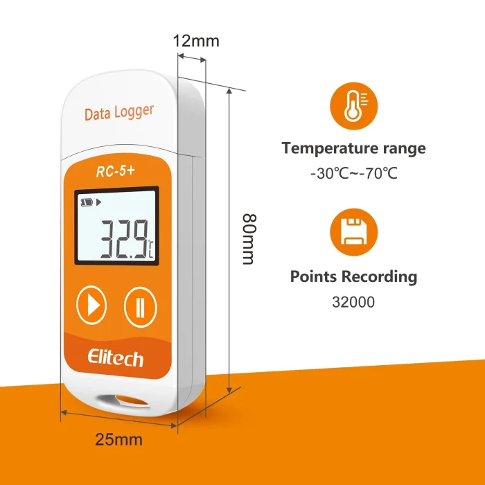 Elitech RC-5+ USB Temperature Data Logger 1