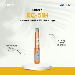 Elitech RC-51H Temperature & Humidity Data Logger Waterproof