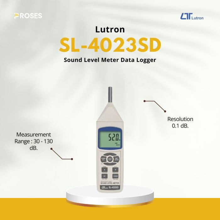Lutron SL-4023SD Sound Level Meter Data Logger