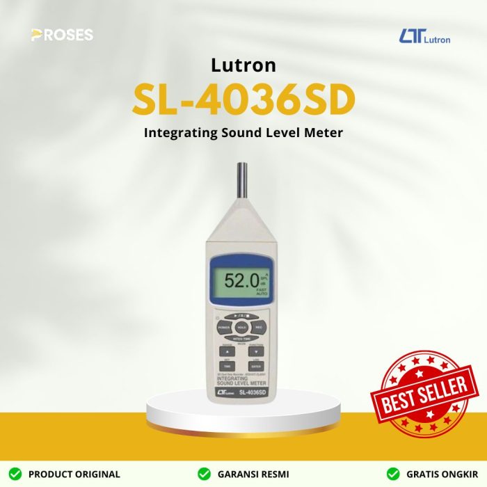 Lutron SL-4036SD Integrating Sound Level Meter