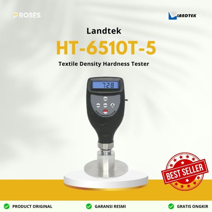 Landtek HT-6510T-5 Textile Density Hardness Tester USB Data Output PC