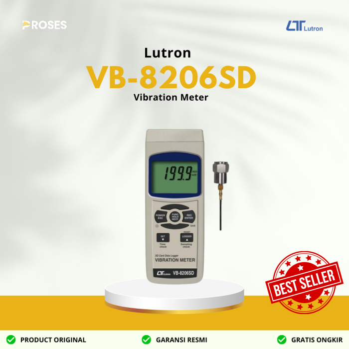 Lutron VB-8206SD Vibration Meter Lutron VB-8206SD Vibration Meter