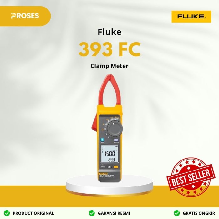 Fluke 393 FC CAT III True RMS Wireless Clamp Meter with iFlex