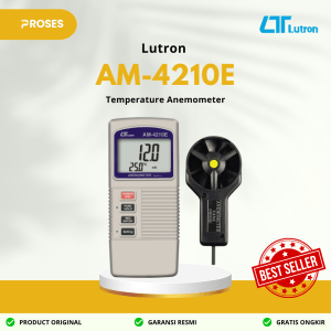 Lutron AM-4210E Type K-J Temperature Anemometer
