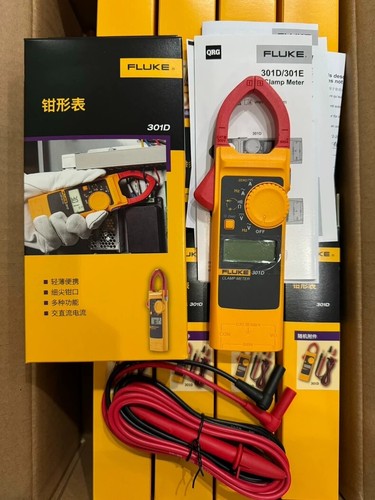 Fluke 301D Mini Digital Clamp Meter 600A 3 Fluke 301D Mini Digital Clamp Meter 600A 3