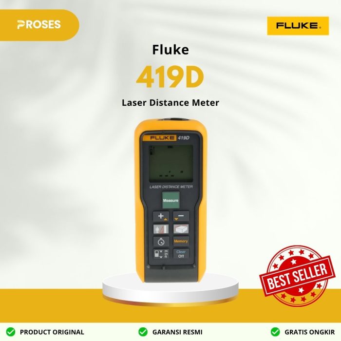 Fluke 419D Laser Distance Meter Fluke 419D Laser Distance Meter