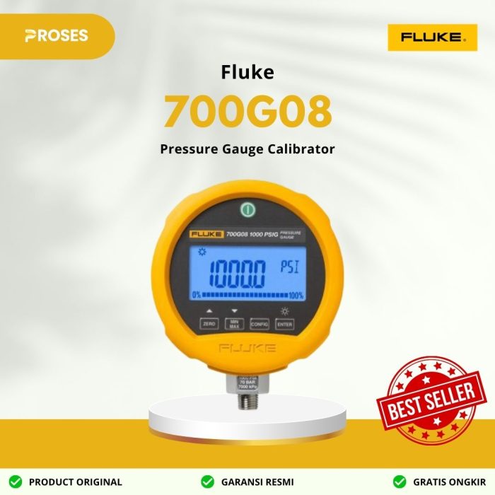 Fluke 700G08 1000 PSIG Pressure Gauge Calibrator