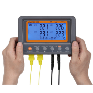 AZ Instrument 88599 4 Channel Temperature Data Logger with Relay 1