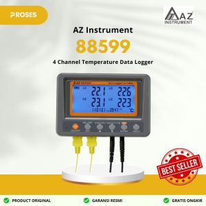 AZ Instrument 88599 4 Channel Temperature Data Logger with Relay