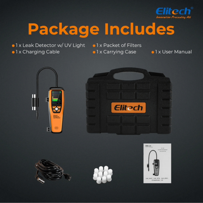 Elitech ILD-200 Leak Detector Tester HVAC Pipe 3