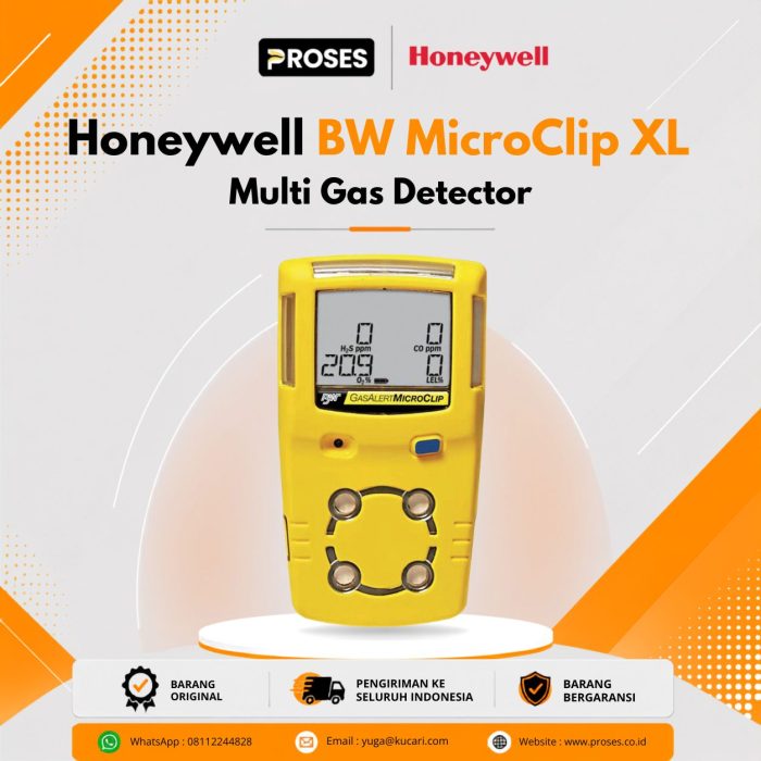 Honeywell BW MicroClip XL Multi Gas Detector