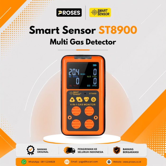 Smart Sensor ST8900 Multi Gas Detector