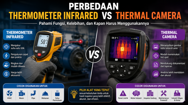 Perbedaan Thermometer Infrared dan Thermal Camera: Mana yang Lebih Cocok untuk Kebutuhan Anda?