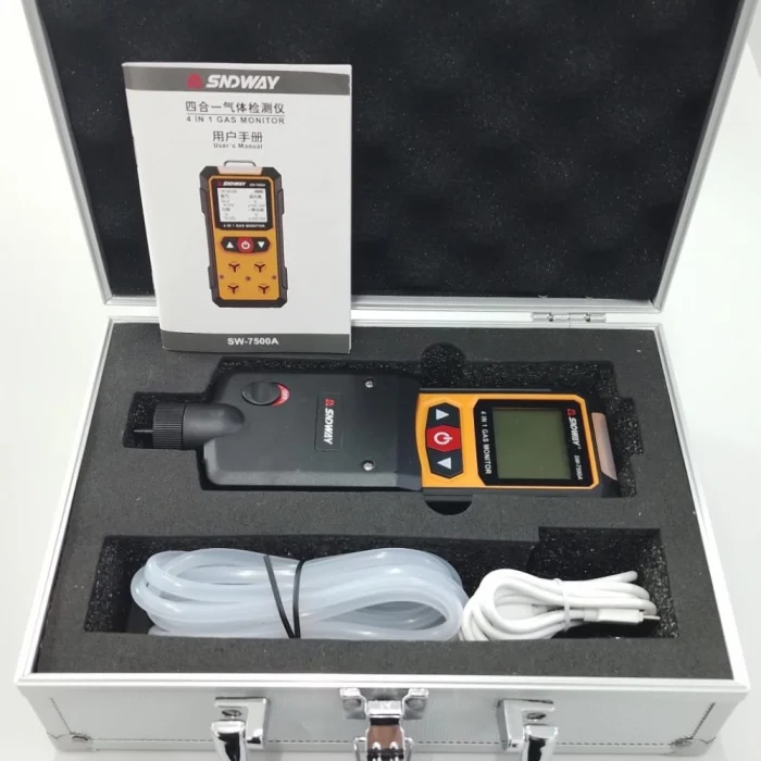 Sndway SW-7500A Pro Multi Gas Detector 4 in 1 With Air Pump 2