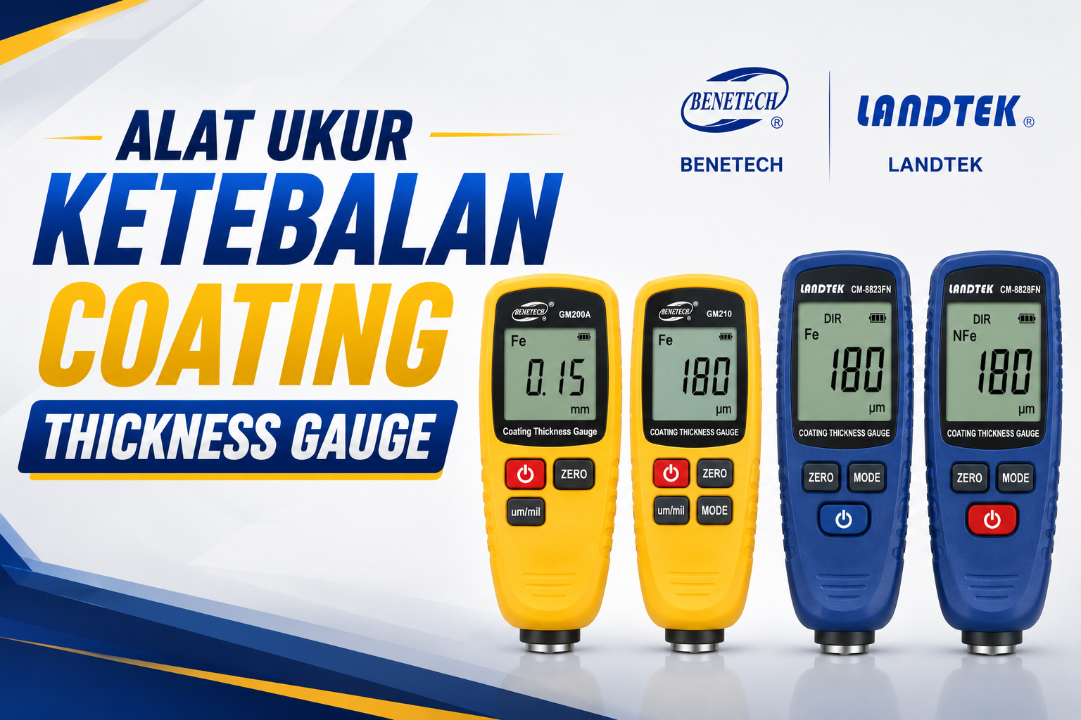 Alat Ukur Ketebalan Coating Thickness Gauge