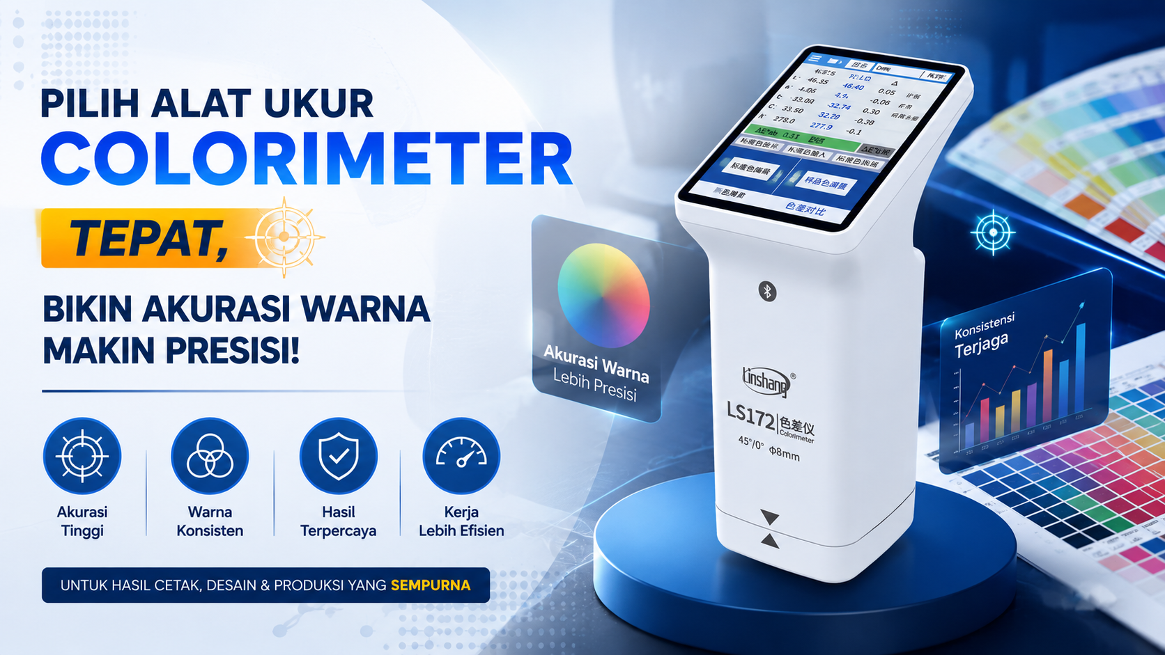 Pilih Alat Ukur Colorimeter Tepat, Bikin Akurasi Warna Makin Presisi!