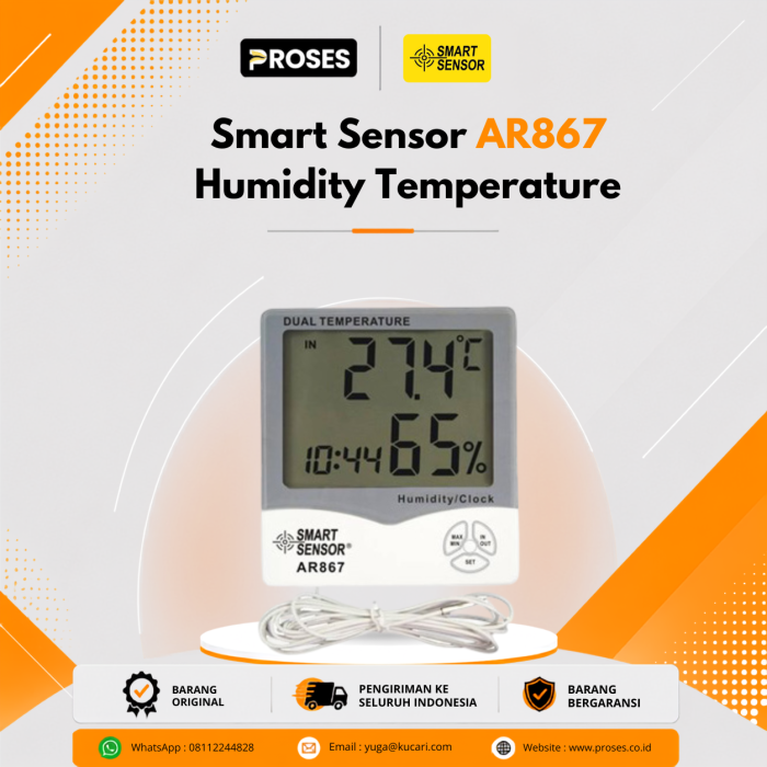 Smart Sensor AR867 Humidity Temperature