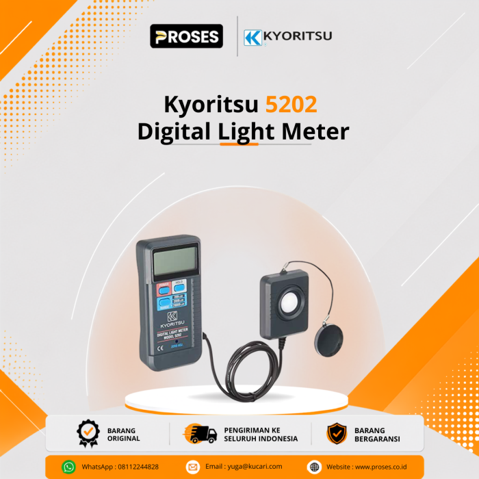KYORITSU 5202 Digital Light Meter 2 KYORITSU 5202 Digital Light Meter 2
