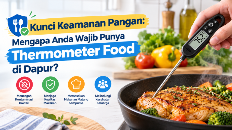 Kunci Keamanan Pangan: Mengapa Anda Wajib Punya Thermometer Food di Dapur?