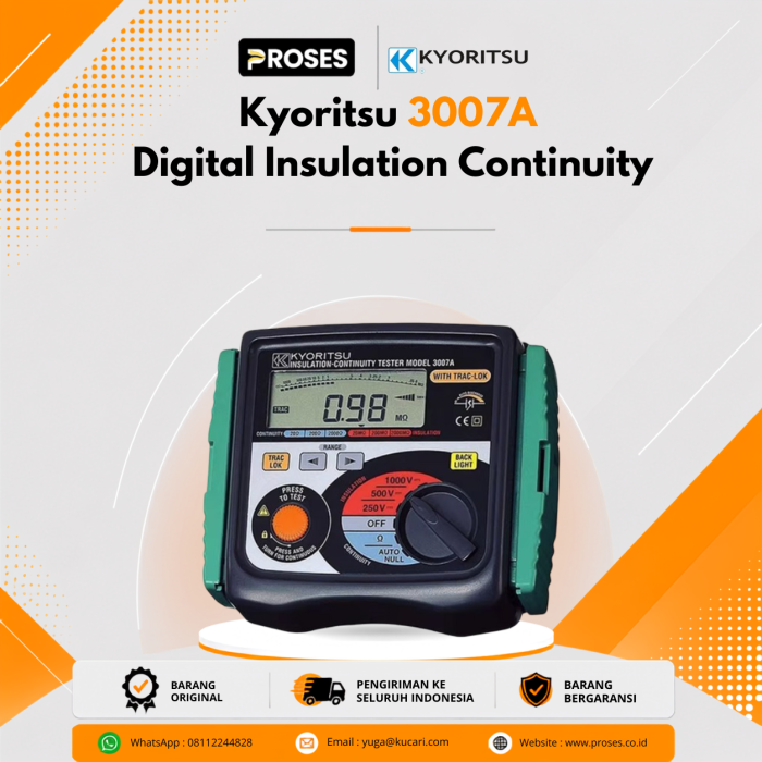 Kyoritsu 3007A Digital Insulation Continuity 2
