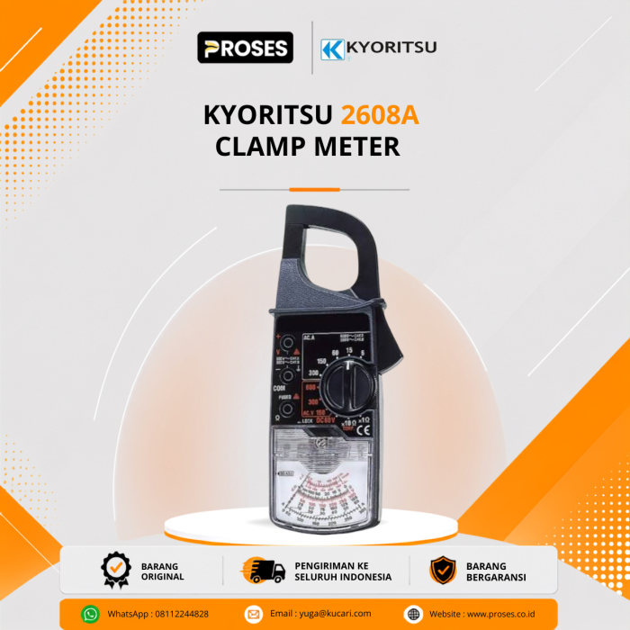 Kyoritsu 2608A Clamp Meter Kyoritsu 2608A Clamp Meter